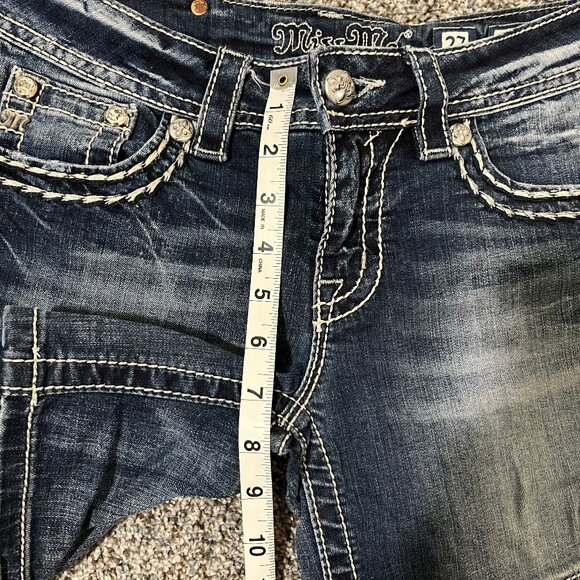 Miss Me Denim Jeans Shorts, Women's size 27, Signature Shorts - Picture 14 of 14
